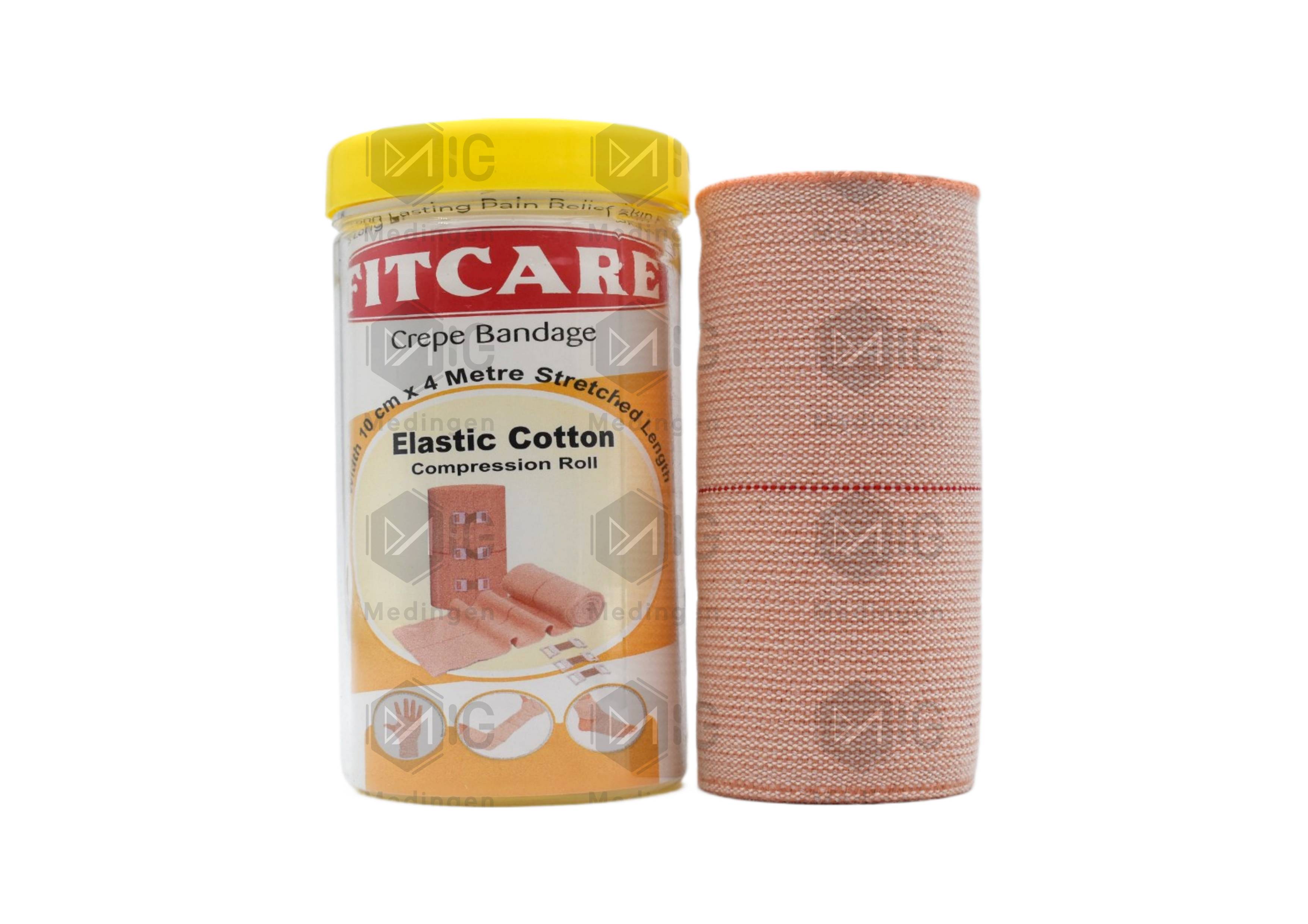 FITCARE ELASTIC COTTON CREPE 10CM*4M